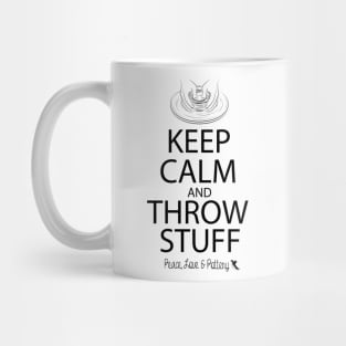 Keep Calm and Throw Pottery Mug